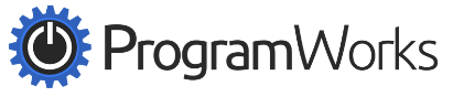 The logo for ProgramWorks, a software development company for scheduling solutions.