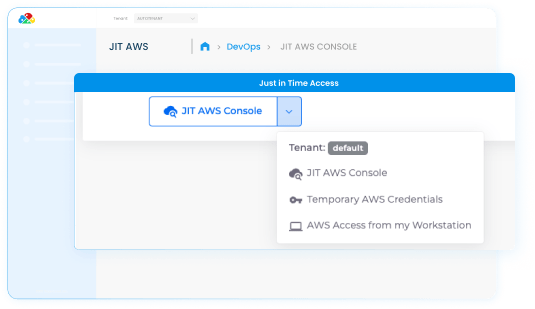 Avoid DevOps bottlenecks with just-in-time access to AWS console.