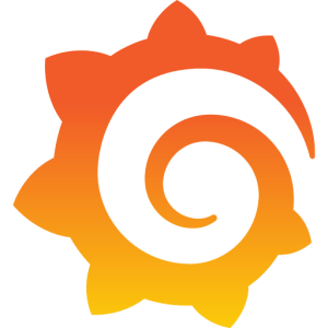 The logo for Grafana, an open source analytics & monitoring solutions company.